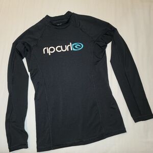 Rip Curl Black Long Sleeve Rash Guard